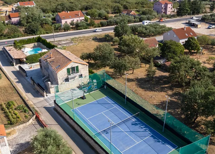 Luxury Culina Murvica-heated Pool,spa,tennis I Bbq Vila