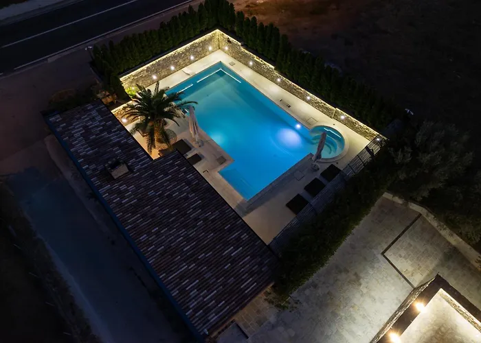 Vila Luxury Culina Murvica-heated Pool,spa,tennis I Bbq *